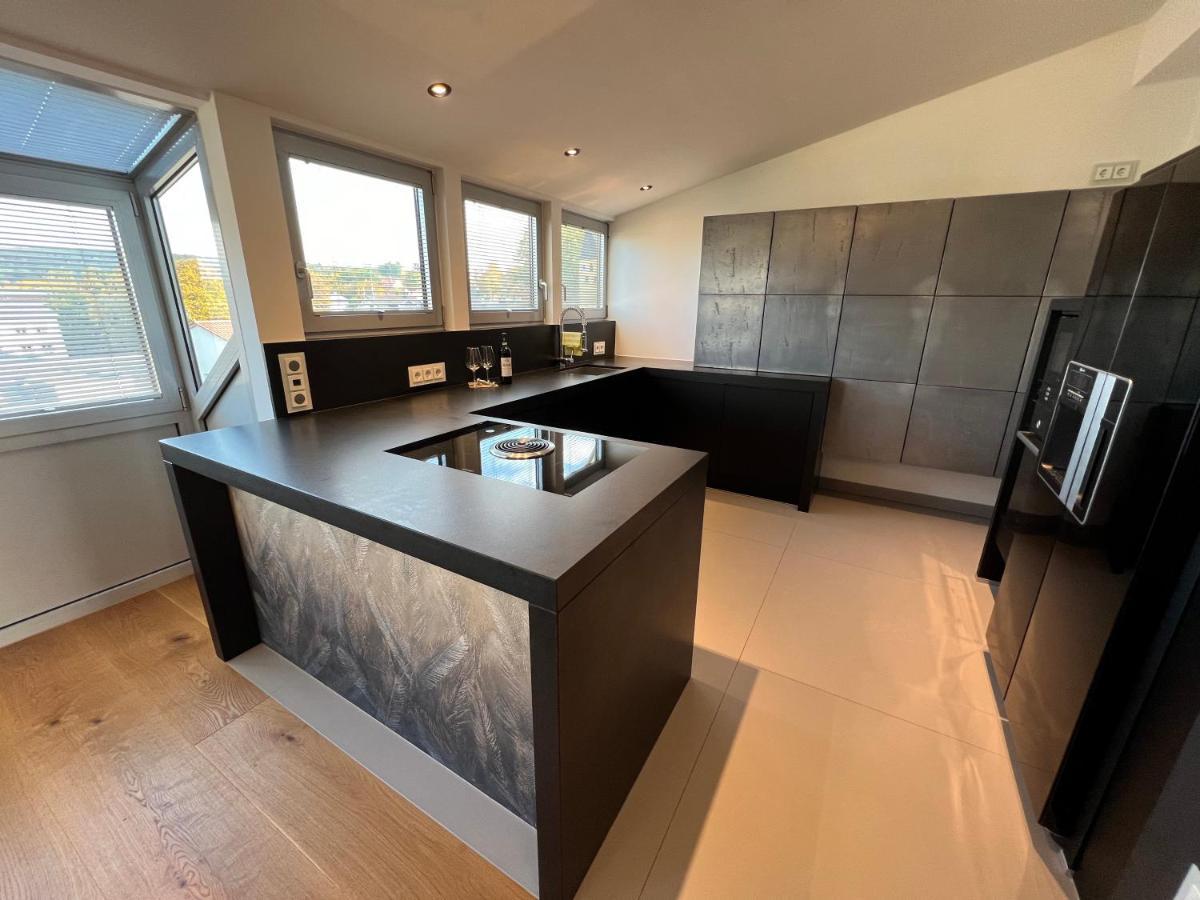 Luxus Loft Ueber Den Daechern Von Roding Exterior foto