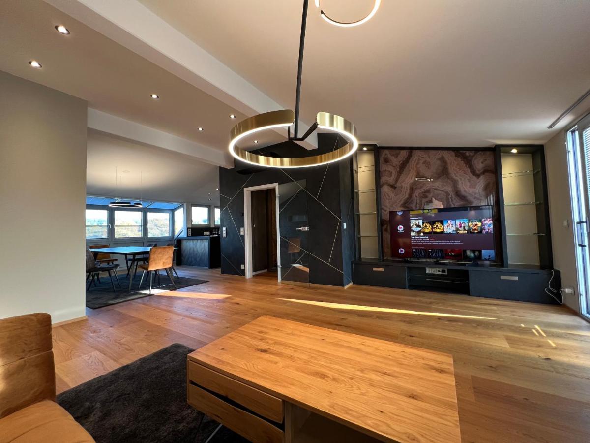 Luxus Loft Ueber Den Daechern Von Roding Exterior foto